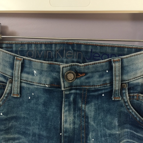 Fear of God Style CK Painted + Ripped Jeans Denim - Picture 11 of 16